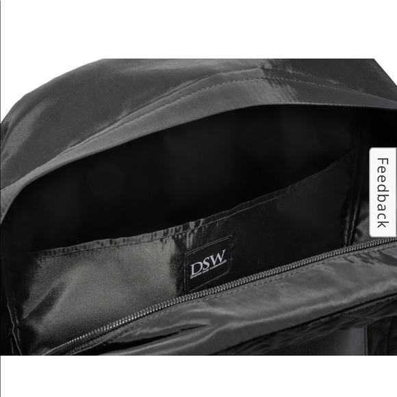 🎉HP🎉 DSW NWT black quilted backpack - Picture 5 of 9